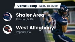 Recap: Shaler Area  vs. West Allegheny  2020