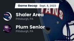 Recap: Shaler Area  vs. Plum Senior  2023