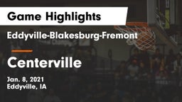 Eddyville-Blakesburg-Fremont vs Centerville  Game Highlights - Jan. 8, 2021
