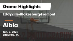 Eddyville-Blakesburg-Fremont vs Albia  Game Highlights - Jan. 9, 2024