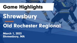 Shrewsbury  vs Old Rochester Regional  Game Highlights - March 1, 2023