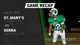 Recap: St. Mary's  vs. Serra  2016