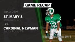 Recap: St. Mary's  vs. Cardinal Newman  2016