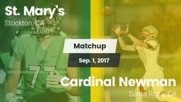 Matchup: St. Mary's High vs. Cardinal Newman  2017