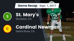 Recap: St. Mary's  vs. Cardinal Newman  2017