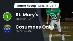 Recap: St. Mary's  vs. Cosumnes Oaks  2017
