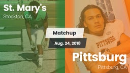 Matchup: St. Mary's High vs. Pittsburg  2018