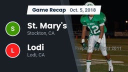 Recap: St. Mary's  vs. Lodi  2018