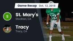 Recap: St. Mary's  vs. Tracy  2018
