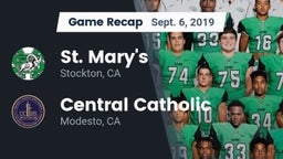 Recap: St. Mary's  vs. Central Catholic  2019