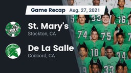 Recap: St. Mary's  vs. De La Salle  2021