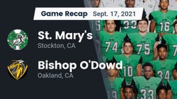 Recap: St. Mary's  vs. Bishop O'Dowd  2021
