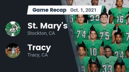 Recap: St. Mary's  vs. Tracy  2021