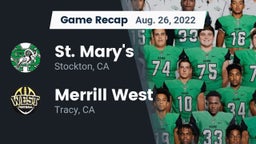 Recap: St. Mary's  vs. Merrill West  2022