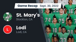 Recap: St. Mary's  vs. Lodi  2022