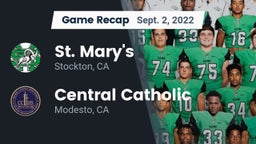 Recap: St. Mary's  vs. Central Catholic  2022