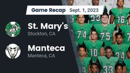 Recap: St. Mary's  vs. Manteca  2023
