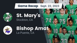 Recap: St. Mary's  vs. Bishop Amat  2023
