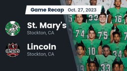 Recap: St. Mary's  vs. Lincoln  2023