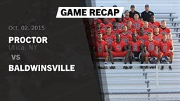 Recap: Proctor  vs. Baldwinsville 2015