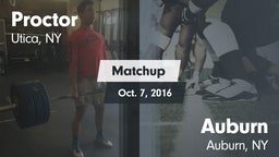 Matchup: Proctor vs. Auburn  2016