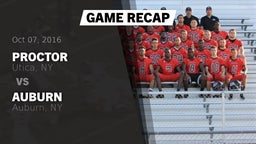 Recap: Proctor  vs. Auburn  2016