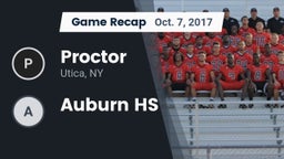 Recap: Proctor  vs. Auburn HS 2017