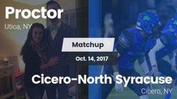Matchup: Proctor vs. Cicero-North Syracuse  2017