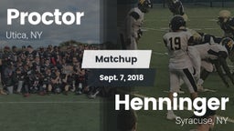Matchup: Proctor vs. Henninger  2018