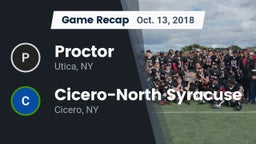 Recap: Proctor  vs. Cicero-North Syracuse  2018