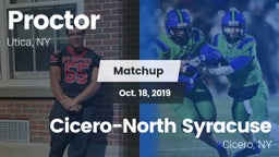Matchup: Proctor vs. Cicero-North Syracuse  2019