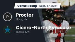 Recap: Proctor  vs. Cicero-North Syracuse  2021
