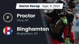 Recap: Proctor  vs. Binghamton  2023