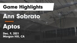 Ann Sobrato  vs Aptos  Game Highlights - Dec. 9, 2021