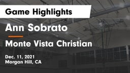 Ann Sobrato  vs Monte Vista Christian  Game Highlights - Dec. 11, 2021