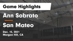 Ann Sobrato  vs San Mateo  Game Highlights - Dec. 15, 2021