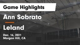 Ann Sobrato  vs Leland  Game Highlights - Dec. 16, 2021