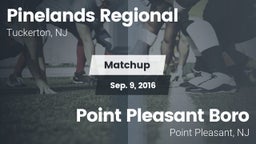 Matchup: Pinelands Regional vs. Point Pleasant Boro  2016