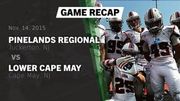 Recap: Pinelands Regional  vs. Lower Cape May  2015