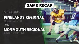 Recap: Pinelands Regional  vs. Monmouth Regional  2015