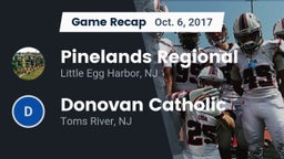 Recap: Pinelands Regional  vs. Donovan Catholic  2017