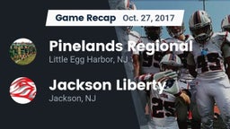 Recap: Pinelands Regional  vs. Jackson Liberty  2017