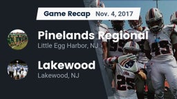 Recap: Pinelands Regional  vs. Lakewood  2017