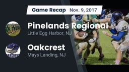 Recap: Pinelands Regional  vs. Oakcrest  2017