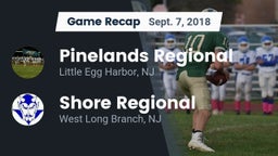 Recap: Pinelands Regional  vs. Shore Regional  2018