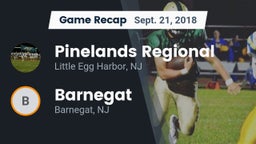 Recap: Pinelands Regional  vs. Barnegat  2018