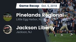 Recap: Pinelands Regional  vs. Jackson Liberty  2018