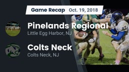 Recap: Pinelands Regional  vs. Colts Neck  2018