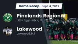 Recap: Pinelands Regional  vs. Lakewood  2019