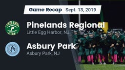 Recap: Pinelands Regional  vs. Asbury Park  2019